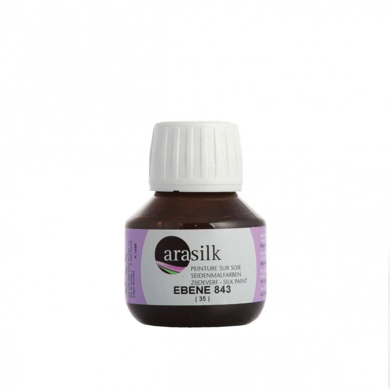ARASILK SILK COLOURS 50 ML EBONY-BROWN (843)