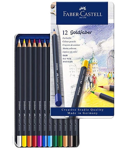 FABER CASTELL GOLDFABER PENCIL COLOUR SET OF 12 (114712)