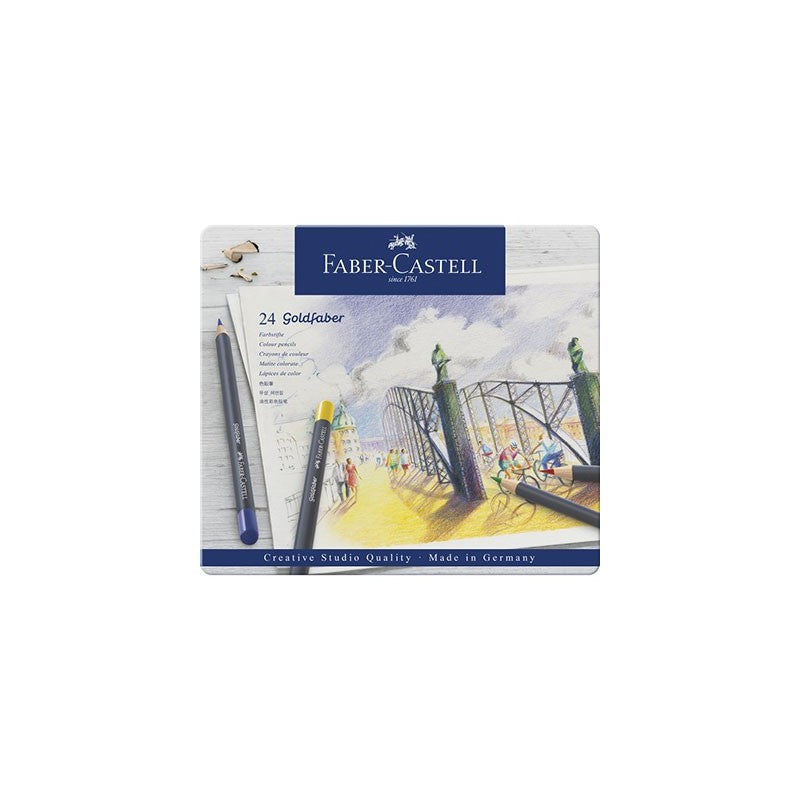 FABER CASTELL GOLDFABER PENCIL COLOUR SET OF 24 (114724)