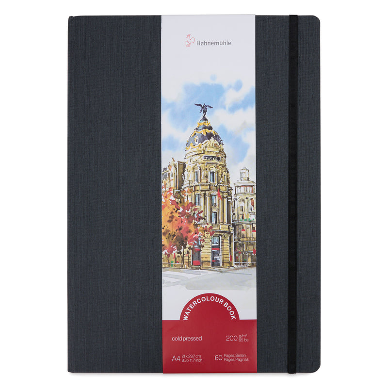 HAHNEMUHLE WATER COLOUR BOOK 200 GSM FINE GRAIN A4 PORTRAIT 30 SHEETS (10628815)