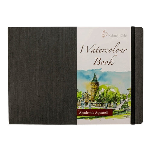 HAHNEMUHLE WATER COLOUR BOOK 200 GSM FINE GRAIN A4 LANDSCAPE 30 SHEETS (10628812)