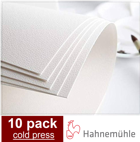 HAHNEMUHLE HARMONY WATER COLOUR PAD 300 GSM COLD PRESSED 50 X 65 CM 10 SHEETS (10627510)