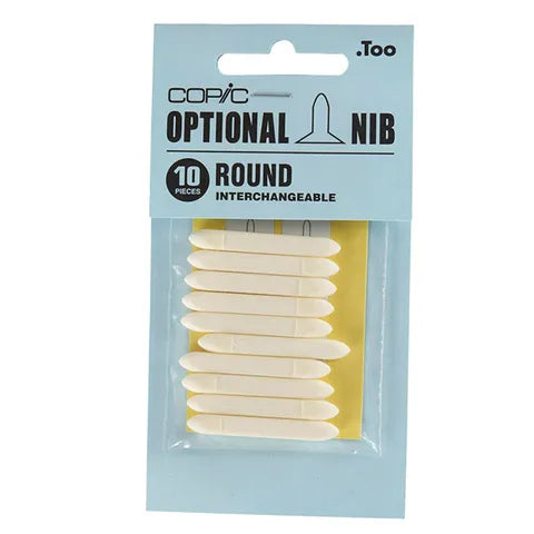 COPIC OPTIONAL NIB - ROUND - SET OF 10 NIBS