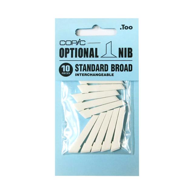 COPIC OPTIONAL NIB - STANDARD BROAD - SET OF 10 NIBS