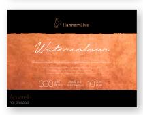 HAHNEMUHLE COLLECTION WATER COLOUR PAD 300 GSM 100% COTTON HOT PRESSED 56 X 76 CM 10 SHEETS (10627154)