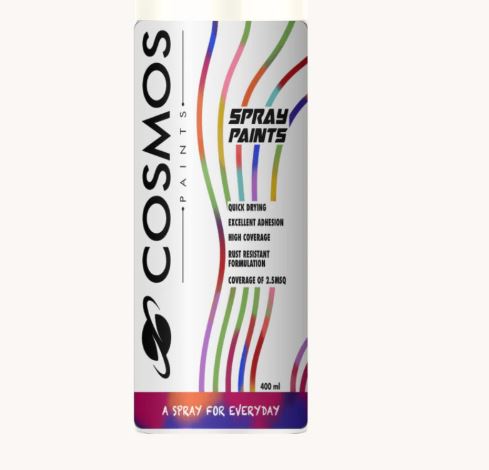 COSMOS ACRYLIC SPRAY PAINT 400 ML RAL 9005