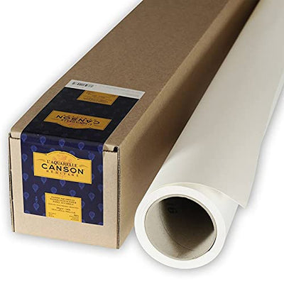 CANSON HERITAGE WATER COLOUR PAPER ROLL HOT PRESSED 300 GSM 100% COTTON 152 x 457 (100720028)