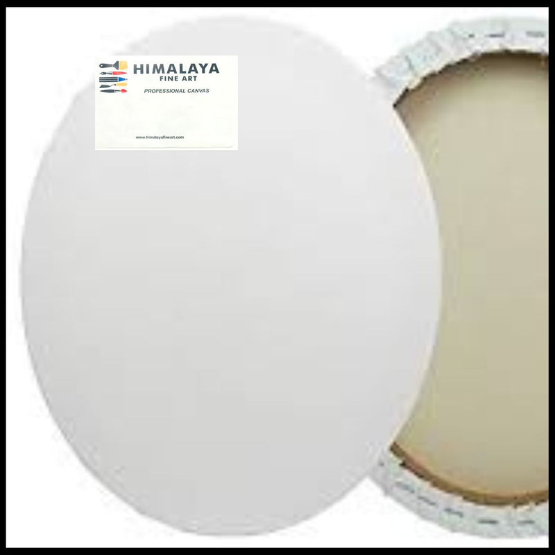 HIMALAYA STRETCHED OVAL CANVAS 16" X 20"