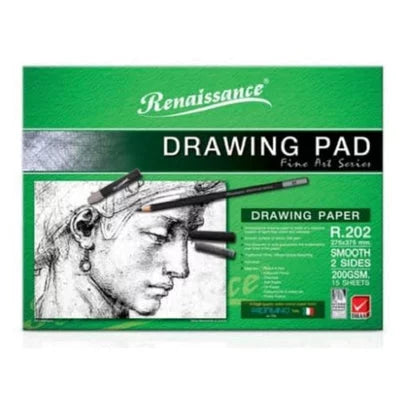 RENAISSANCE DRAWING PAD R-202 200 GSM 11" x 15" (104610)