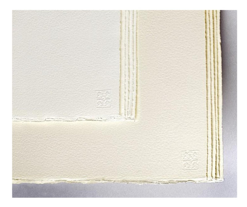 SAUNDERS WATERFORD WATER COLOUR SHEETS HIGH WHITE ROUGH 190 GSM 100% COTTON 22" x 30" (5131905101CB)