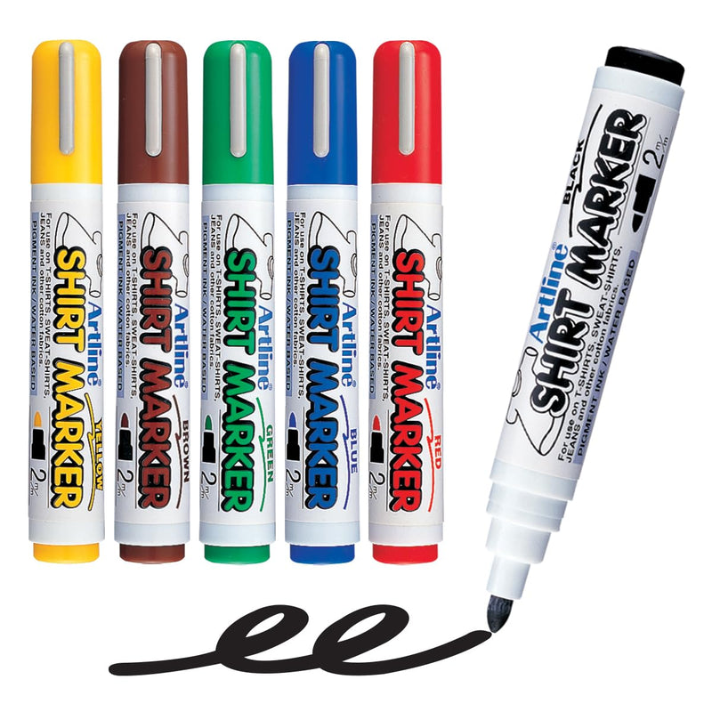 ARTLINE W1 SHIRT MARKER 2.0MM SET OF 6 SET OF 6 (EKT-2/6W1)