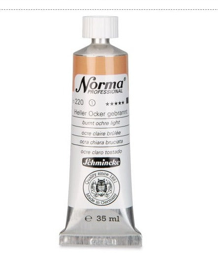 SCHMINCKE NORMA PROFESSIONAL OIL COLOUR 35 ML SR 1 Burnt Ochre Light (220)