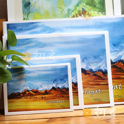 CHITRAPAT HANDMADE WATER COLOUR PAD 25 SHEETS ROUGH 440 GSM 10" x 14"