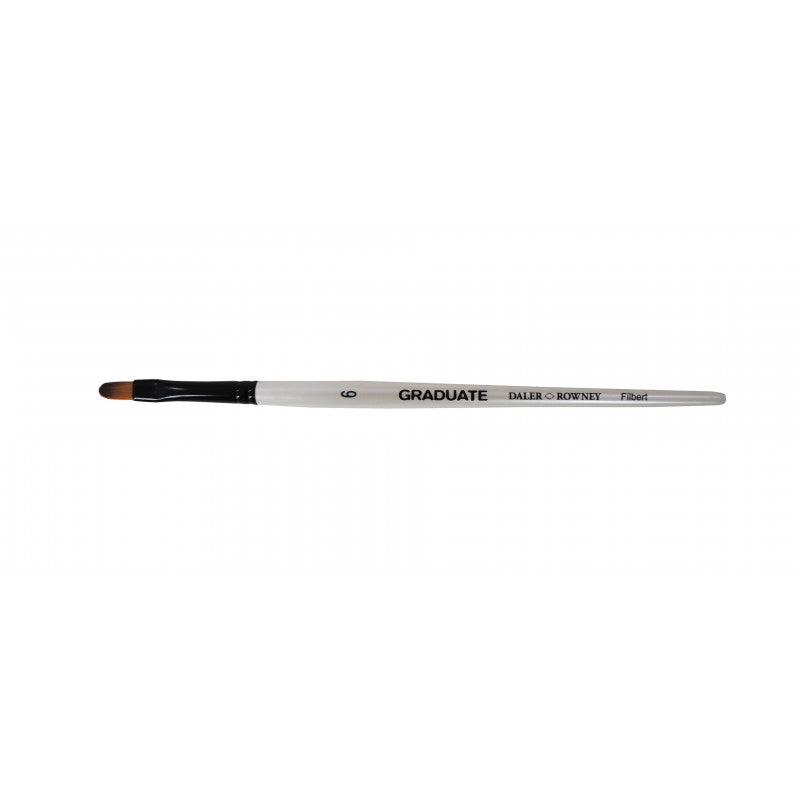 DALER & ROWNEY GRADUATE BRUSH SYNTHETIC FILBERT NO 6