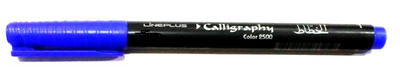 LINEPLUS CALLIGRAPHY PEN BLUE 4MM