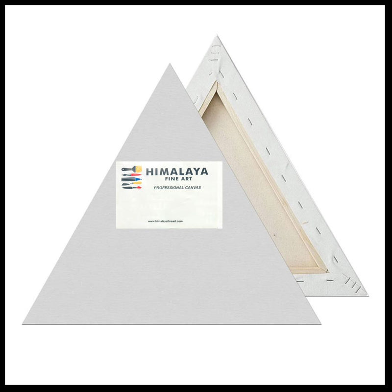 HIMALAYA STRETCHED TRIANGULAR CANVAS 9"