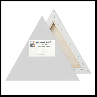 HIMALAYA STRETCHED TRIANGULAR CANVAS 24"
