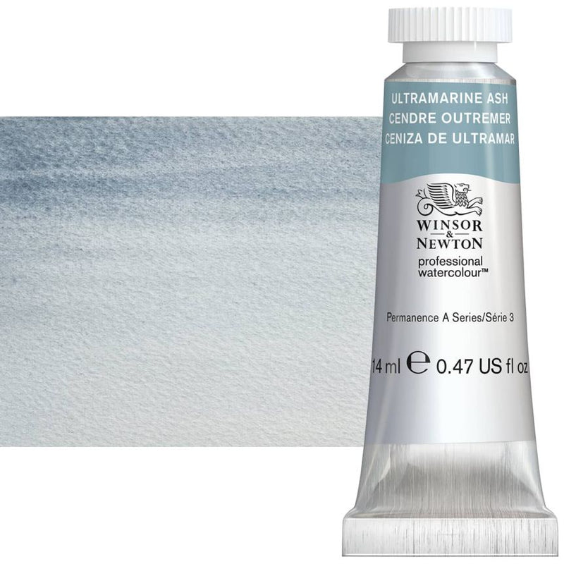 WINSOR & NEWTON PROFESSIONAL WATER COLOUR TUBE 14 ML SR  3 ULTRAMARINE ASH (424)