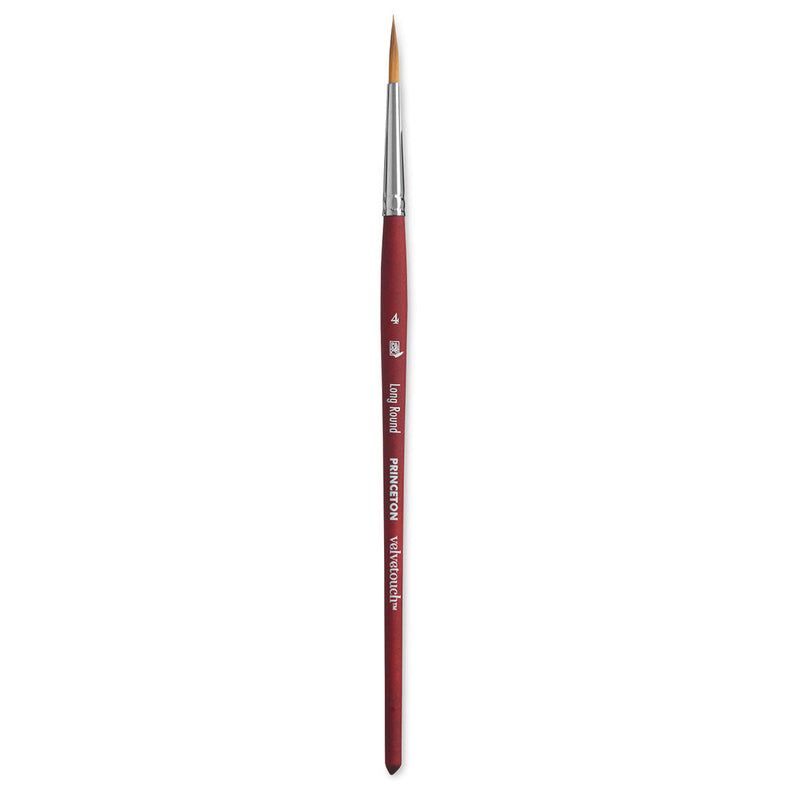 PRINCETON VELVETOUCH SR 3950 SHORT HANDLE LONG ROUND MIX MEDIA 4