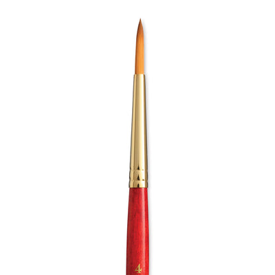 PRINCETON HERITAGE SR 4050R SHORT HANDLE SYNTHETIC ROUND 4